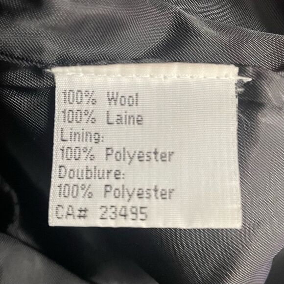 Vintage Icelandic Design Wool Zip Front Cardigan Jacket Red Black Size Medium - Picture 10 of 12